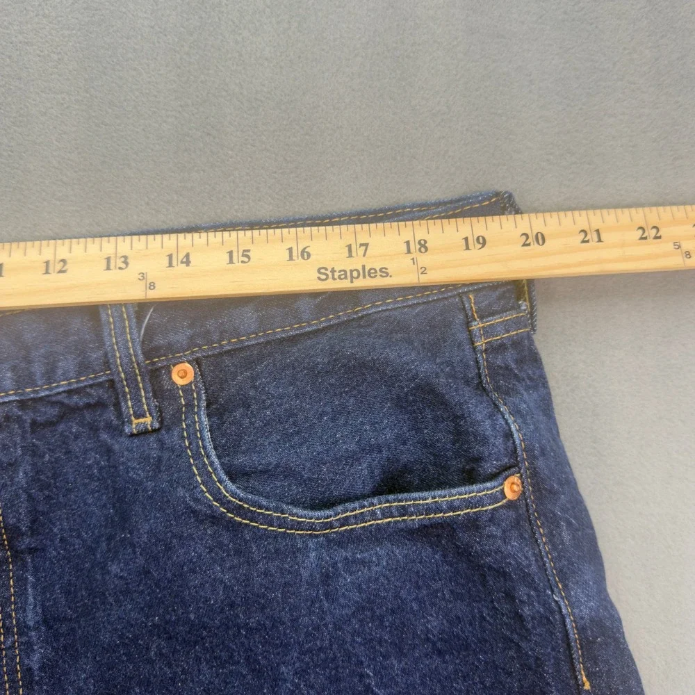Levis 501 93 Straight Leg Jeans 40x29 Dark Wash Blue Denim 79830-0241